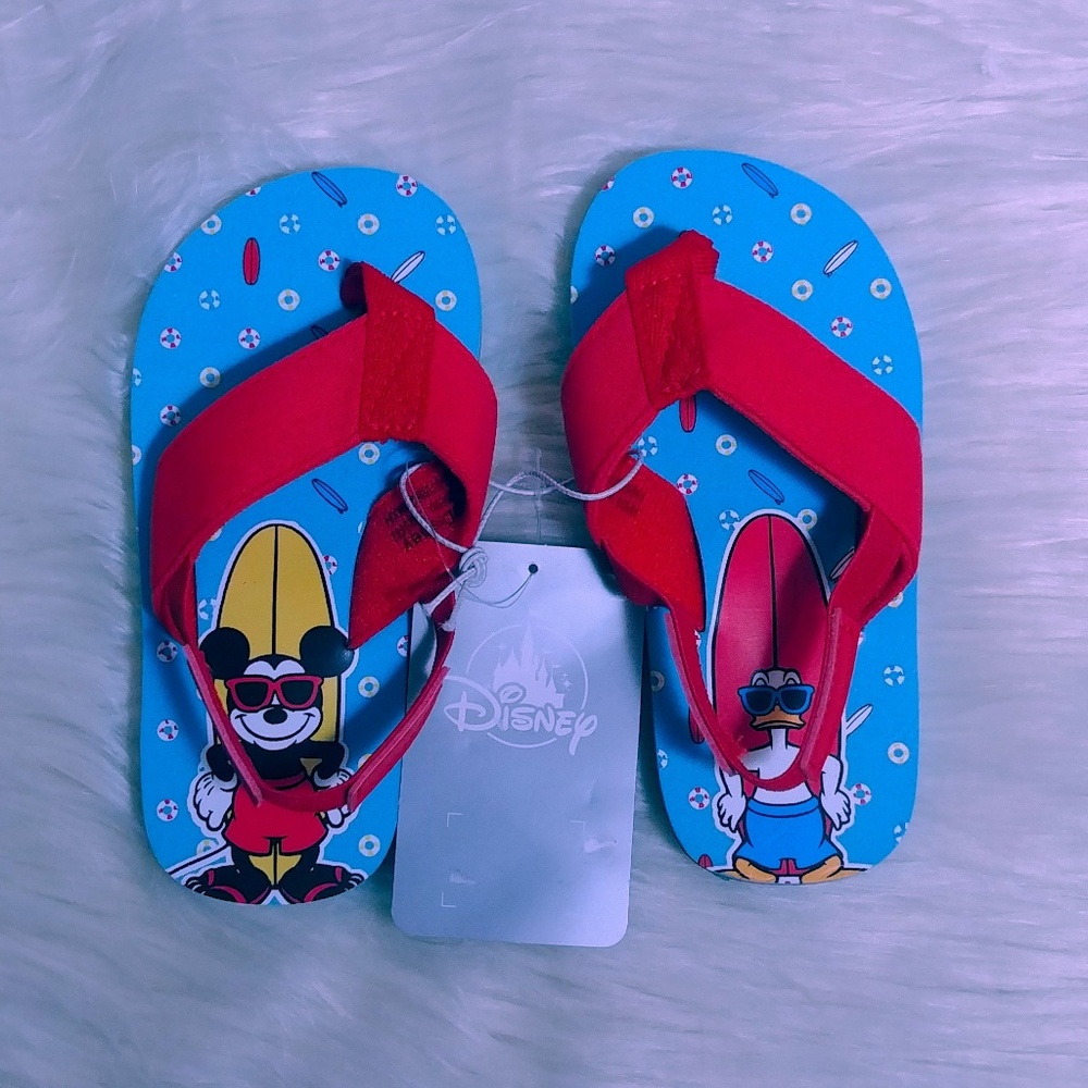 flip flop sandlas Mickey mouse & Donald